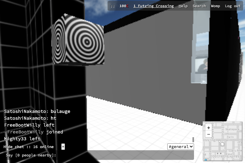 Cryptovoxels Placing a Tile